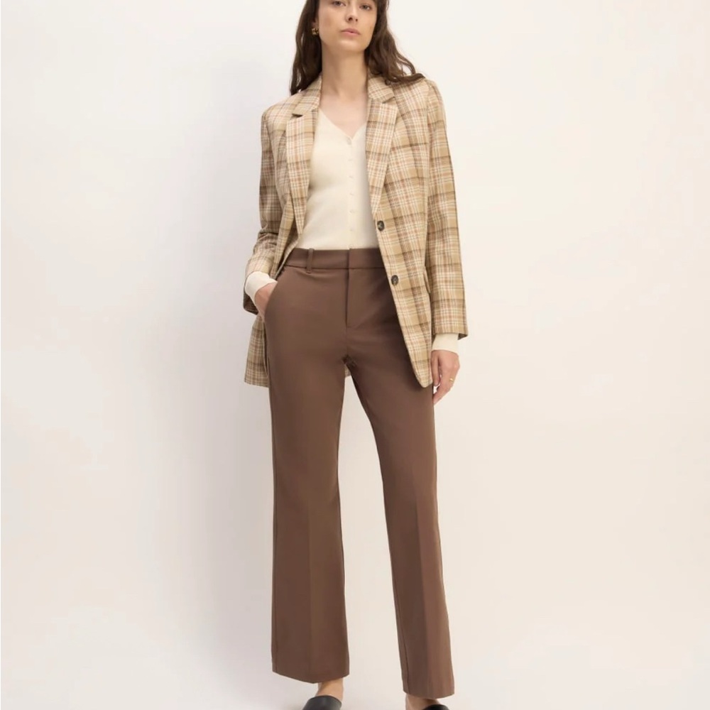 Everlane Women's Tan Straight Leg Pants